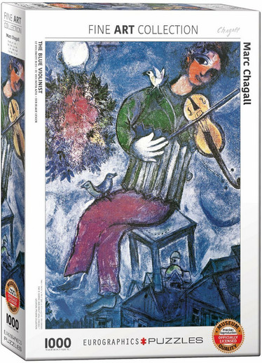 Eurographics Marc Chagall - The Blue Violinist -palapeli, 1000 palaa