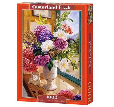 Castorland Still Life with Hydrangeas palapeli 1000 palaa