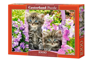 Castorland Kittens in Summer Garden palapeli 1000 palaa