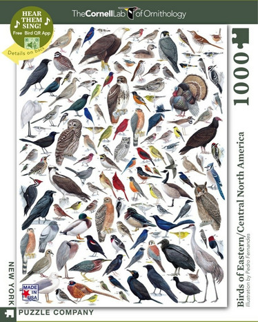 New York Puzzle Company Birds of Eastern palapeli 1000 palaa