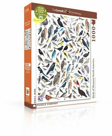 New York Puzzle Company Birds of Western North America palapeli 1000 p