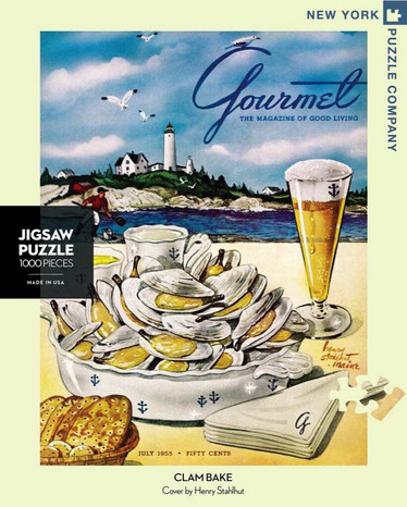 New York Puzzle Company Henry Stahlhut Clambake palapeli 1000 palaa