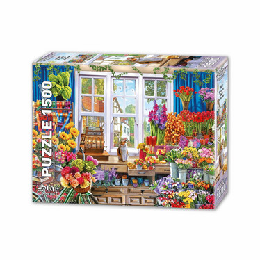 Star Puzzle Steve Crisp Flower Shop palapeli 1500 palaa