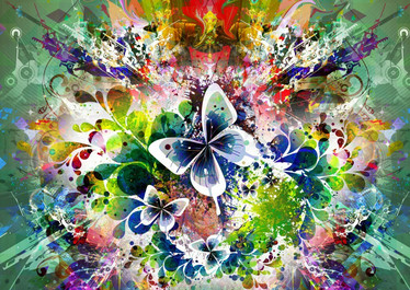 Grafika  Art Collection Spring Flowers and Butterflies palapeli 1000
