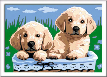 Ravensburger CreArt Cute Puppies maalaussetti