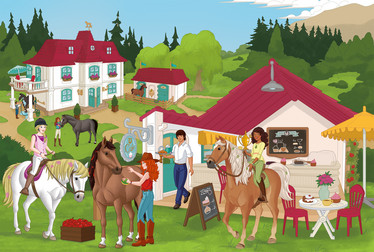 Schmidt Schleich  Horse Club palapeli 100 palaa