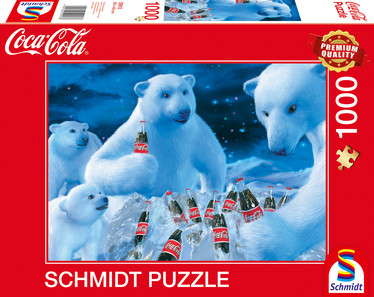 Schmidt Coca Cola - Jääkarhut palapeli 1000 palaa