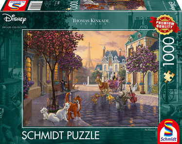 Schmidt Thomas Kinkade Disney The Aristocats palapeli 1000 palaa