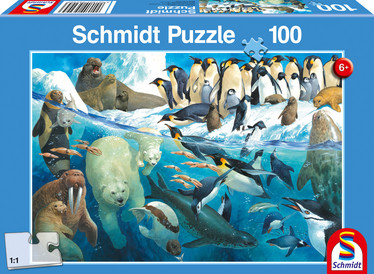 Schmidt Animals of the Polar Regions palapeli 100 palaa