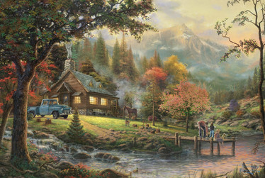 Schmidt Thomas Kinkade: Peaceful Moment palapeli 500  palaa