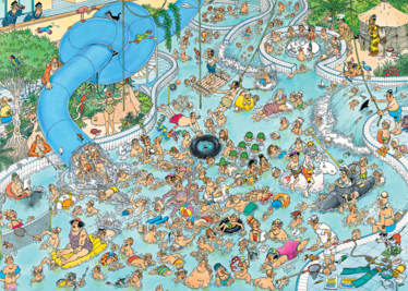 Jan Van Haasteren Whacky Water World palapeli 1000 palaa