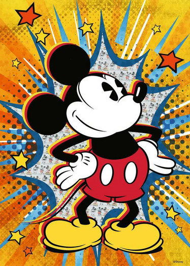 Ravensburger Disney Retro Mickey palapeli 1000 palaa