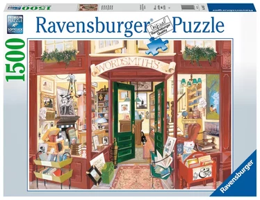 Ravensburger Wordsmith's Bookshop palapeli 1500 palaa