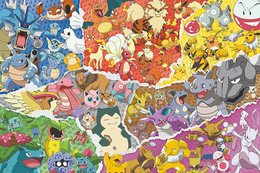 Ravensburger Pokemon Allstars  palapeli 5000 palaa