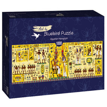 Bluebird Egyptian Hieroglyph panorama palapeli 1000 palaa