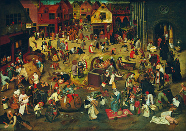 Bluebird Pieter Bruegel the Elder The Fight Between Carnival and Lent palapeli 1000 palaa