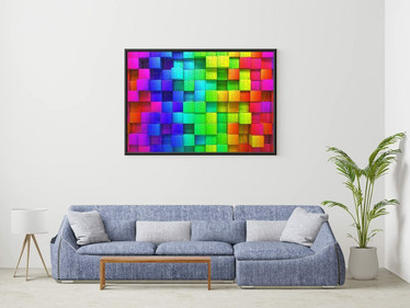 Nova Puzzle Rainbow Color Boxes palapeli 1000 palaa
