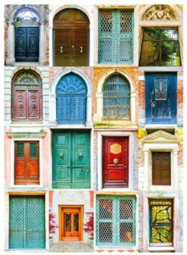Nova Puzzle Collage Venetian Doors palapeli 1000 palaa