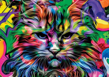 Nova Puzzle Angry Cat palapeli 1000 palaa