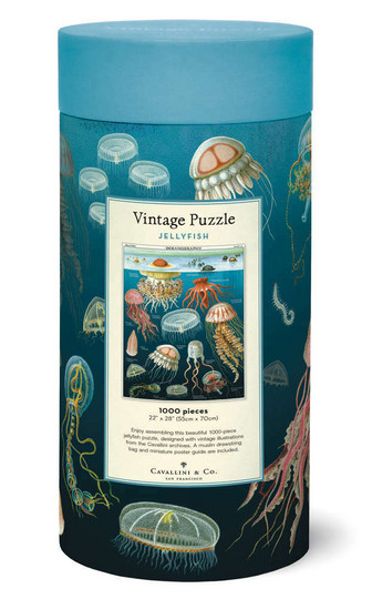 Cavallini Jellyfish palapeli 1000 palaa