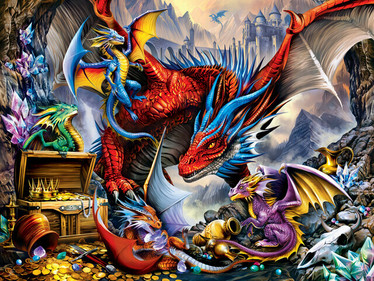 Master Pieces XXL palat - Dragon's Horde palapeli 300 palaa