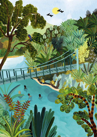 Pieces & Peace Blue Pools palapeli 1000 palaa