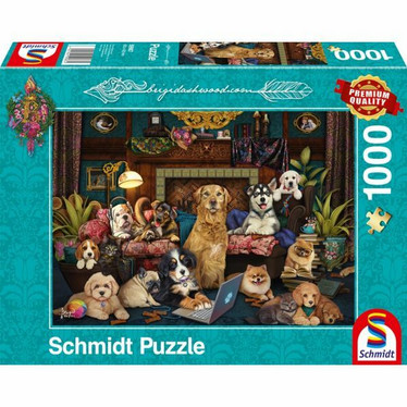 Schmidt Brigid Ashwood: Koirat salongissa palapeli 1000 palaa