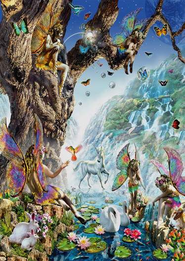 Schmidt In the Valley of the Water Fairies palapeli 2000 palaa