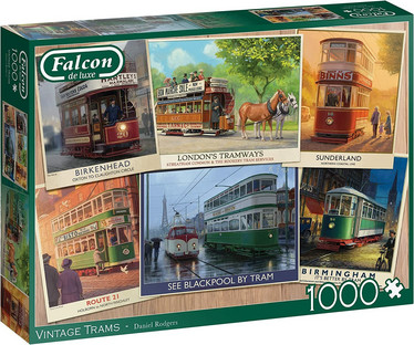 Falcon Daniel Rodgers, Vintage Trams palapeli 1000 palaa