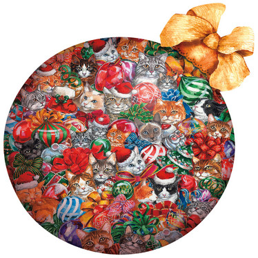 SunsOut Cat Christmas Ornament palapeli 750 palaa