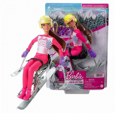 Barbie winter sports para alppihiihtäjä