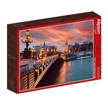 Alipson Pont Alexandre III, Paris palapeli 1000 palaa