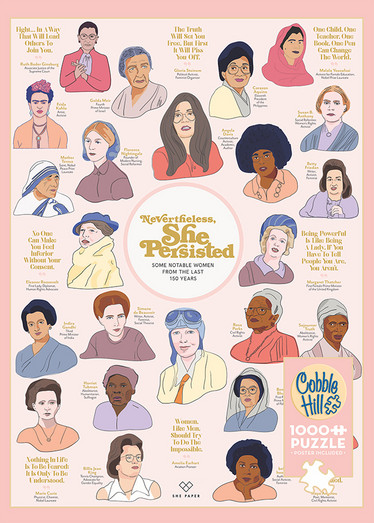 Cobble Hill Nevertheless  She Persisted palapeli 1000 palaa