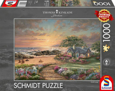 Schmidt Thomas Kinkade Seaside Cottage palapeli 1000 palaa