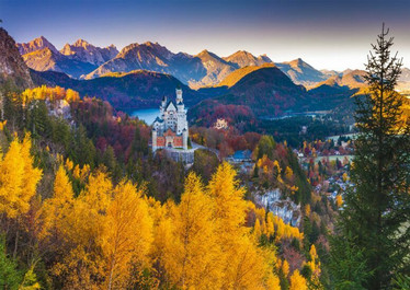 Schmidt Autumnal Neuschwanstein castle palapeli 1000 palaa