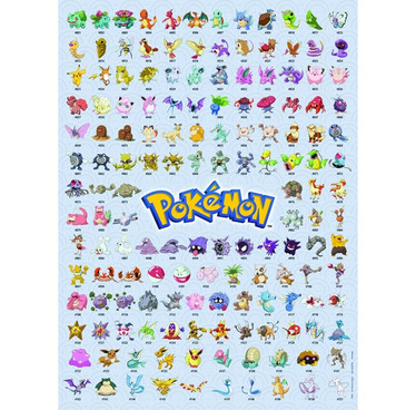 Ravensburger Pokémon – The First 151 palapeli 500 palaa