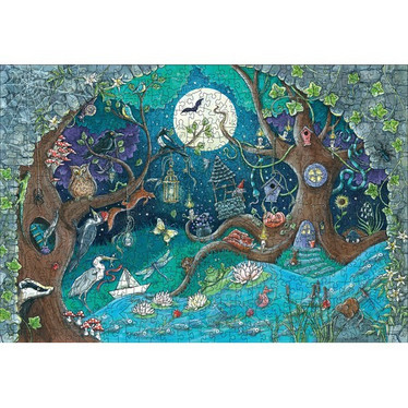 Ravensburger Wooden Fantasy Forest palapeli 500 palaa