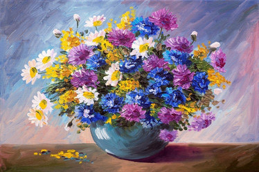 Nova Puzzle Colorful Wildflowers -palapeli, 1000 palaa