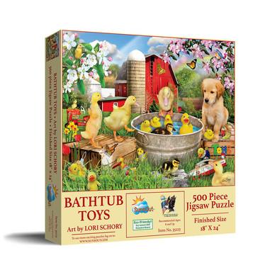 SunsOutXXL Pieces - Bathtub Toys palapeli 500 palaa