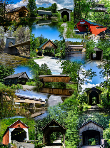 SunsOutCovered Bridges of New England palapeli 1000 palaa