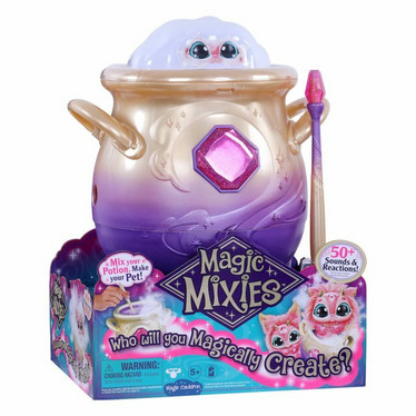 Magic Mixies interaktiivinen taikapata ja hahmo pinkki