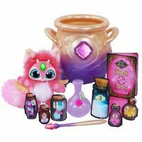 Magic Mixies interaktiivinen taikapata ja hahmo pinkki