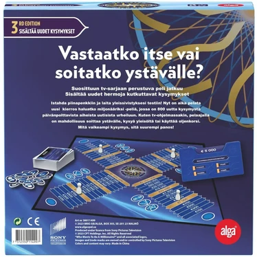 Alga Haluatko Miljonääriksi 3rd Edition lautapeli