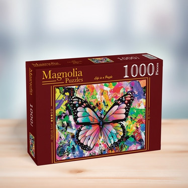 Magnolia Colorful Butterfly palapeli 1000 palaa