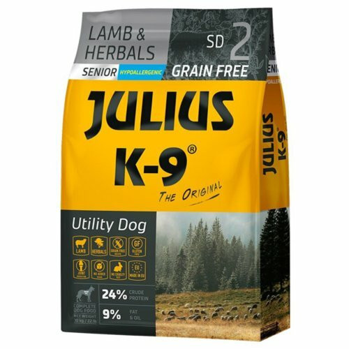 Julius K-9 Lamb & Herbals Senior - viljaton ruoka – Doggis