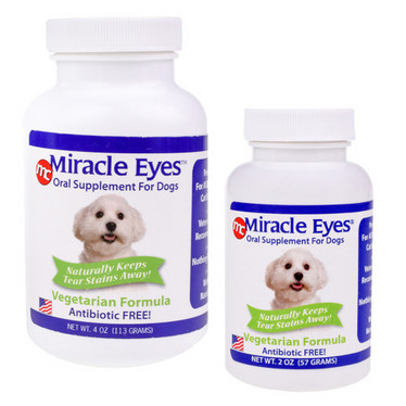 Miracle Eyes Tear Stain Reducer Vegetarian Formula