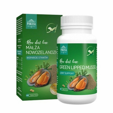 POKUSA RawDietLine green lipped mussel 120 tabl