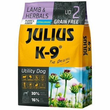 Julius K-9 Lamb & Herbals Junior & Puppy - viljaton penturuoka