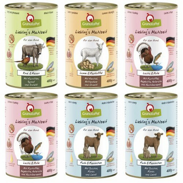 GranataPet märkäruoka lajitelma 6 x 400g