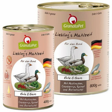GranataPet ankkaa ja hanhea alk 6 x 400g